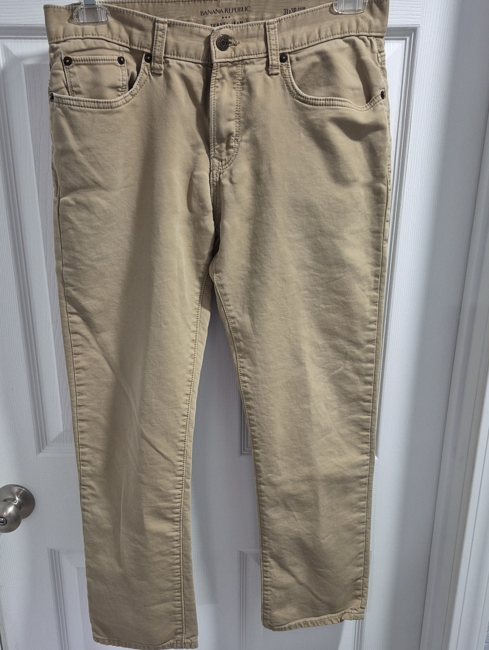 Banana Republic Men's Khaki Slim Straight Jeans 31X30